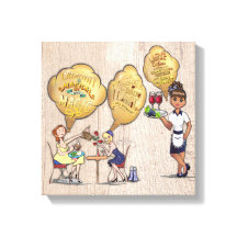 Decoración de una pequeña cafetería