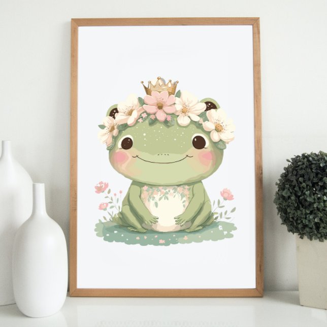 Decoración de utensilios de rana Bebé lindo Boho (frog nursery decor baby boho)