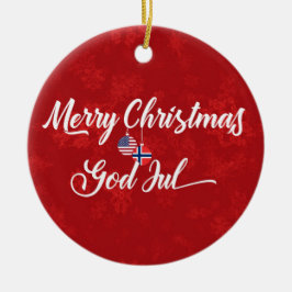 Decoración de vacaciones bilingües noruegas