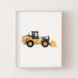 Decoración de vehículo de construcción cargador fr