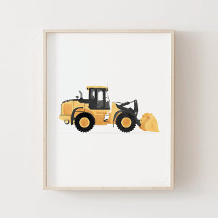 Decoración de vehículo de construcción cargador fr