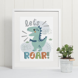 Decoración de vivero de cuarto de niños Dinosaurio