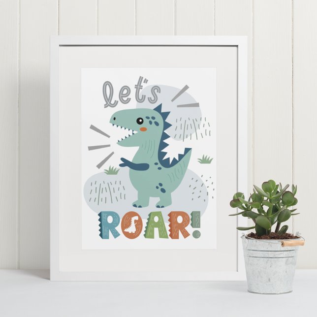 Decoración de vivero de cuarto de niños Dinosaurio (Subido por el creador)