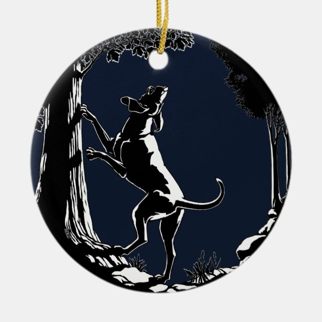 Decoración del arte del perro de caza del (Frente)