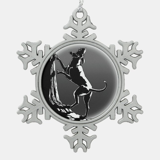 Decoración del arte del perro del Coonhound del (Anverso)