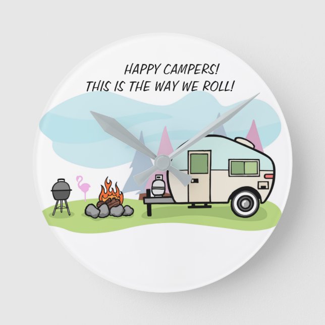 DECORACIÓN DEL CAMPING DE LOS CAMPISTAS DEL RELOJ (Anverso)