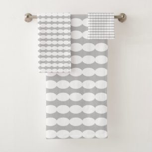 Decoración del cuarto de baño con motivos grises