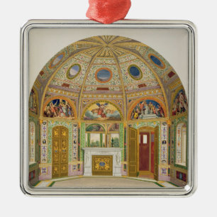 Decoración del fresco en la casa de verano de