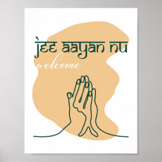 Decoración del hogar - Poster "Jee Aayan Nu" (Bien