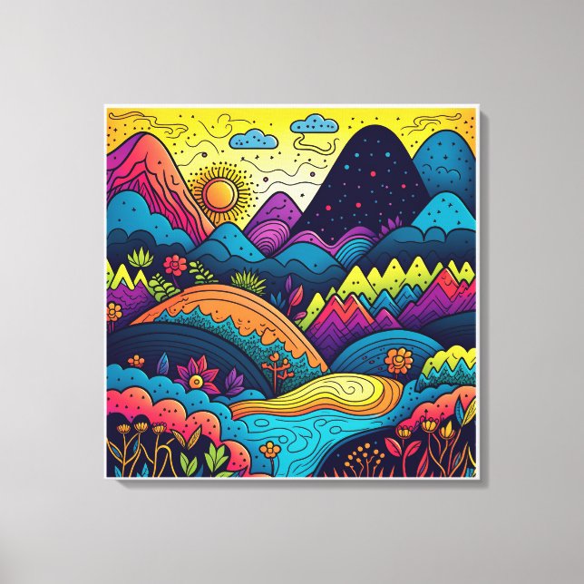 Decoración del hogar Resumen caprichoso Naturaleza (Anverso)