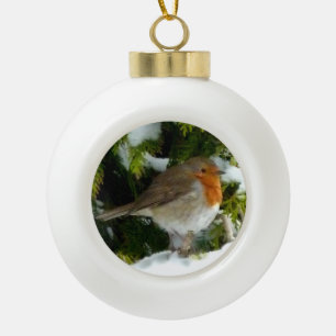 Decoración del petirrojo del navidad