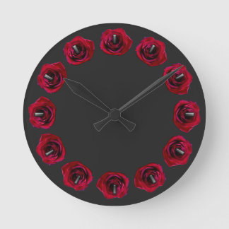 Decoración del reloj de pared de la pared de la fl