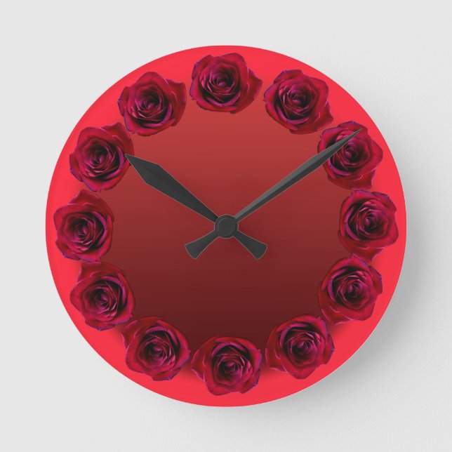 Decoración del reloj de pared de la pared de la fl (Anverso)