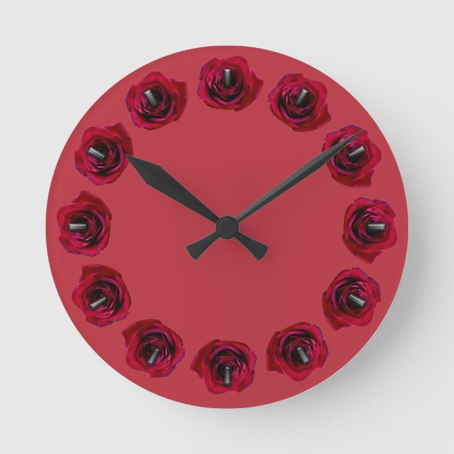 Decoración del reloj de pared de la pared de la fl (Anverso)