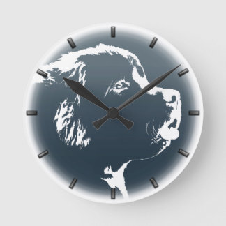 Decoración del reloj de pared del amante del perro