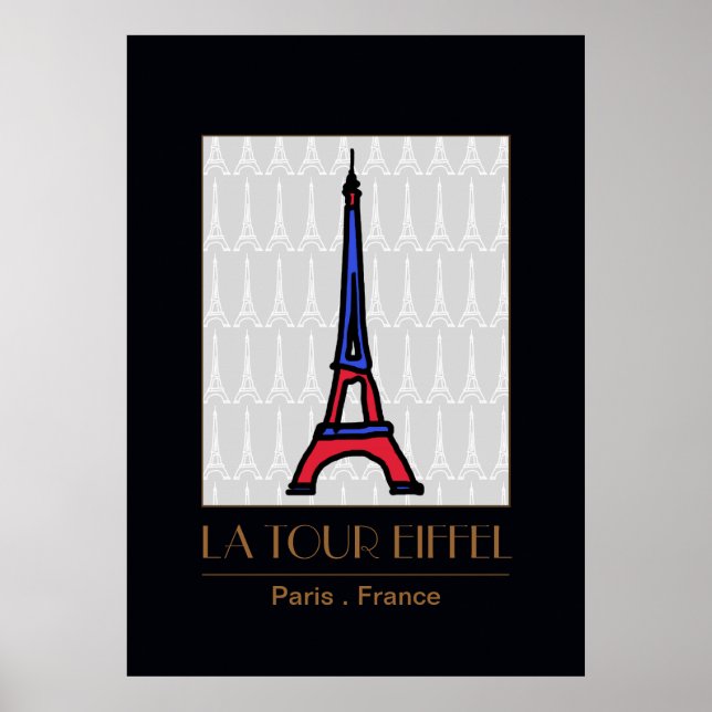 Decoración del viaje Eiffel/de París del La (Frente)