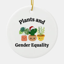 Decoración divertida para jardín de plantas políti