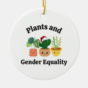 Decoración divertida para jardín de plantas políti