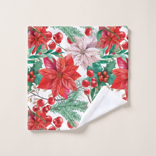 Decoración en la pared del cuarto de baño de Navid (Toallita)