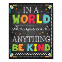 Decoración escolar de profesores de aula, Rótulo B