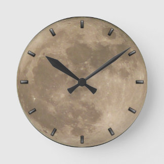 Decoración estupenda de la luna de los relojes de