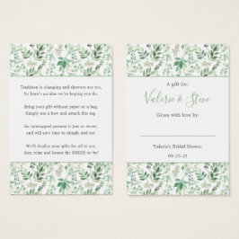 Decoración exuberante Sin envolver la etiqueta de 