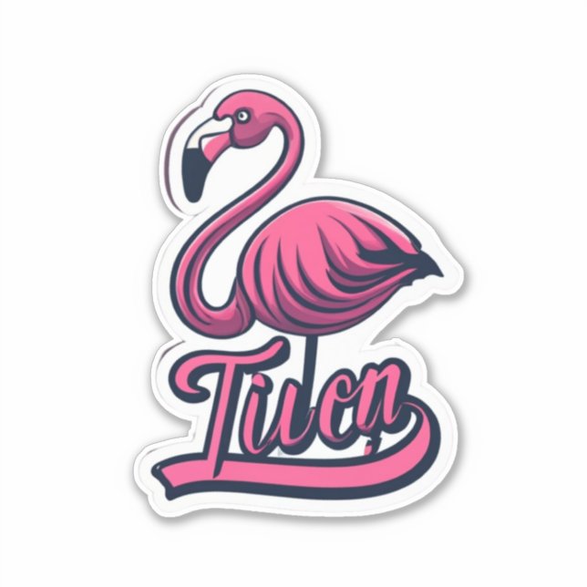 Decoración flamenca con Pegatinas elegantes (Anverso)