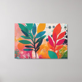 Decoración floral acrílica