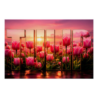 Decoración floral botánica de lujo de tulipán
