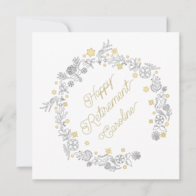 Decoración floral minimalista (Anverso)