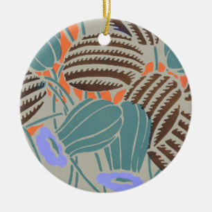 Decoración floral moderna boho azul turquesa y lav