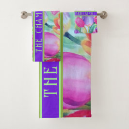 Decoración Floral PINK. Texto