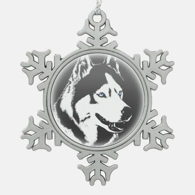 Decoración fornida del día de fiesta del husky (Anverso)