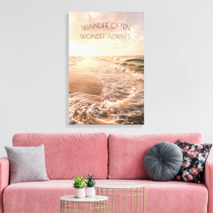 Decoración fotográfica del amanecer sobre la playa