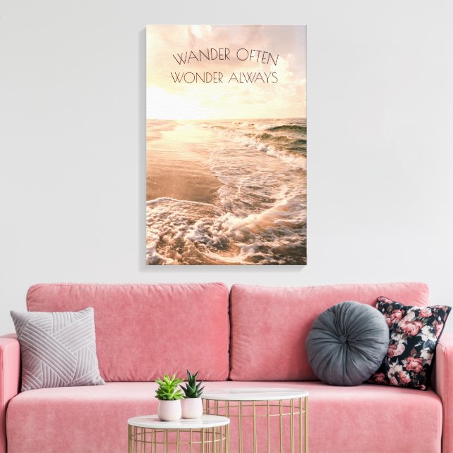 Decoración fotográfica del amanecer sobre la playa (Insitu (Sala de estar))