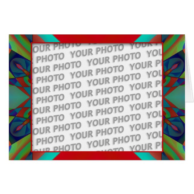Decoración fractal de apofisis 2 + tu foto (Anverso (Horizontal))