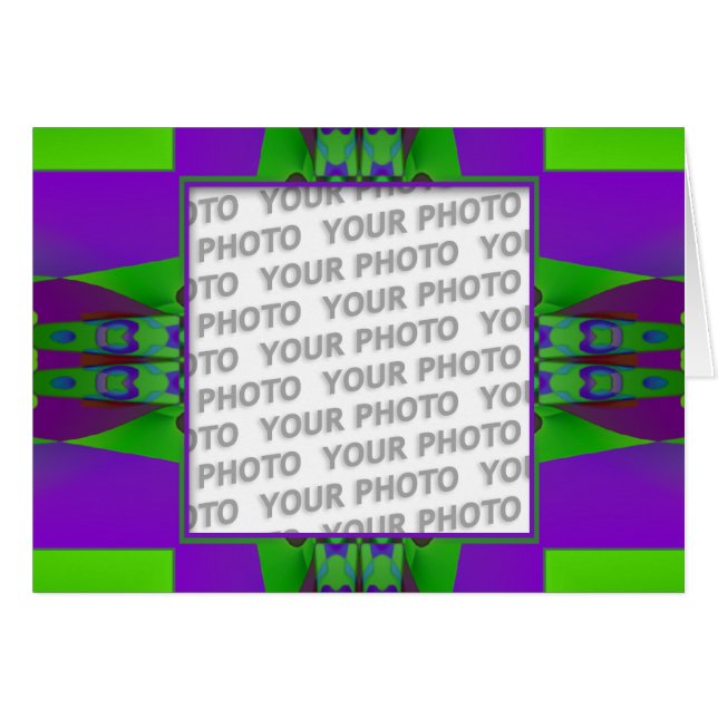 Decoración fractal de apofisis 3 + tu foto (Anverso (Horizontal))