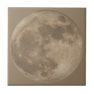 Decoración fresca de la luna de las baldosas