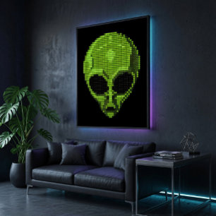 Decoración futurista y cósmica