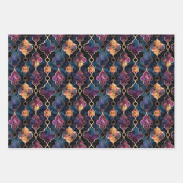 DECORACIÓN GEOMÉTRICA EXÓTICA PAPEL DECORATIVO