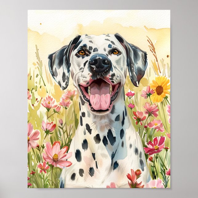 Decoración impresa del Poster Dalmatian Dog Wall A (Frente)