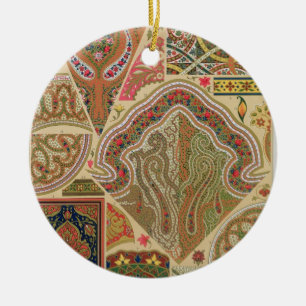Decoración india, placa XIX de 'Orna policromo