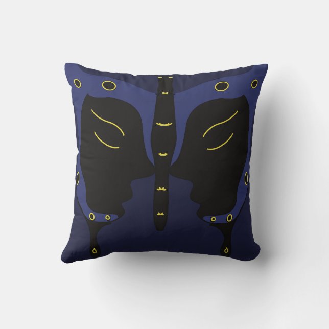 Decoración interior con almohada (Reverso)