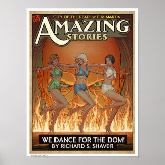 DECORACIÓN KITSCH: CUBIERTA DE REVISTA PULP VINTAG