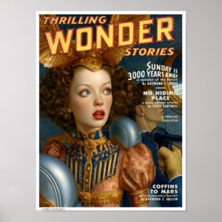 DECORACIÓN KITSCH: PORTADA DE REVISTA PULP VINTAGE