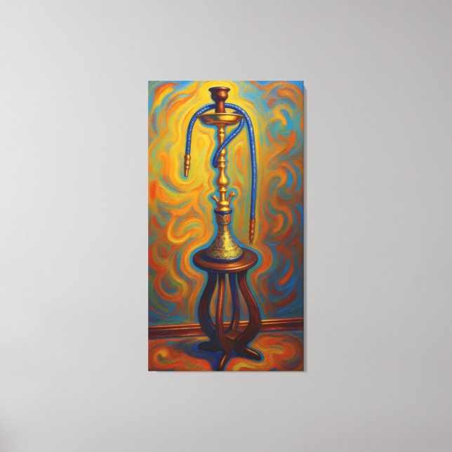 decoración lienzo HOOKAH arte oriental (Anverso)