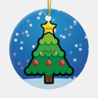 Decoración linda del árbol de navidad de Kawaii