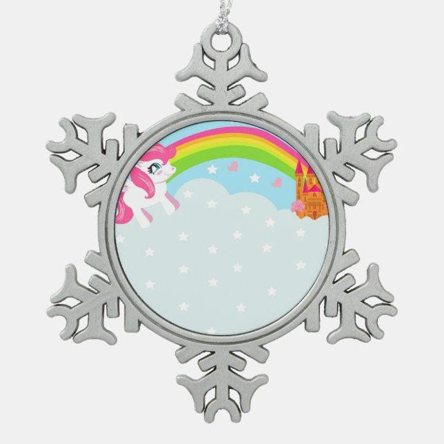 decoración linda del unicornio (Anverso)