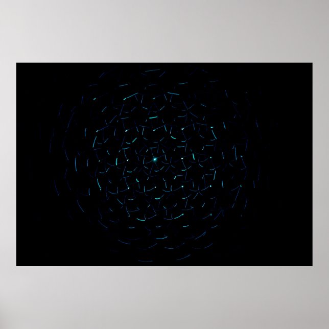 Decoración luminosa en el espacio oscuro (Frente)