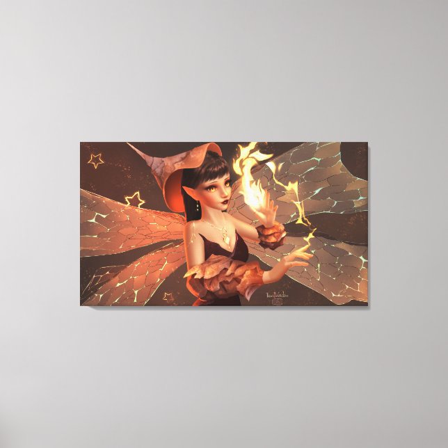 Decoración Mágica de Pared con Ilustración de Hada (Anverso)